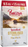 Purizon Sterilised Adult Kip & Vis Kattenvoer droog  6,5kg+1,5kg gratis 