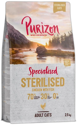 Purizon Sterilised Adult Kip & Vis 2,5 g