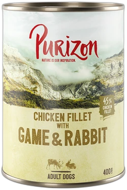 Purizon Kipfilet met Wild & Konijn 400 g