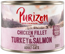 Purizon Kipfilet met Kalkoen & Zalm 200 g
