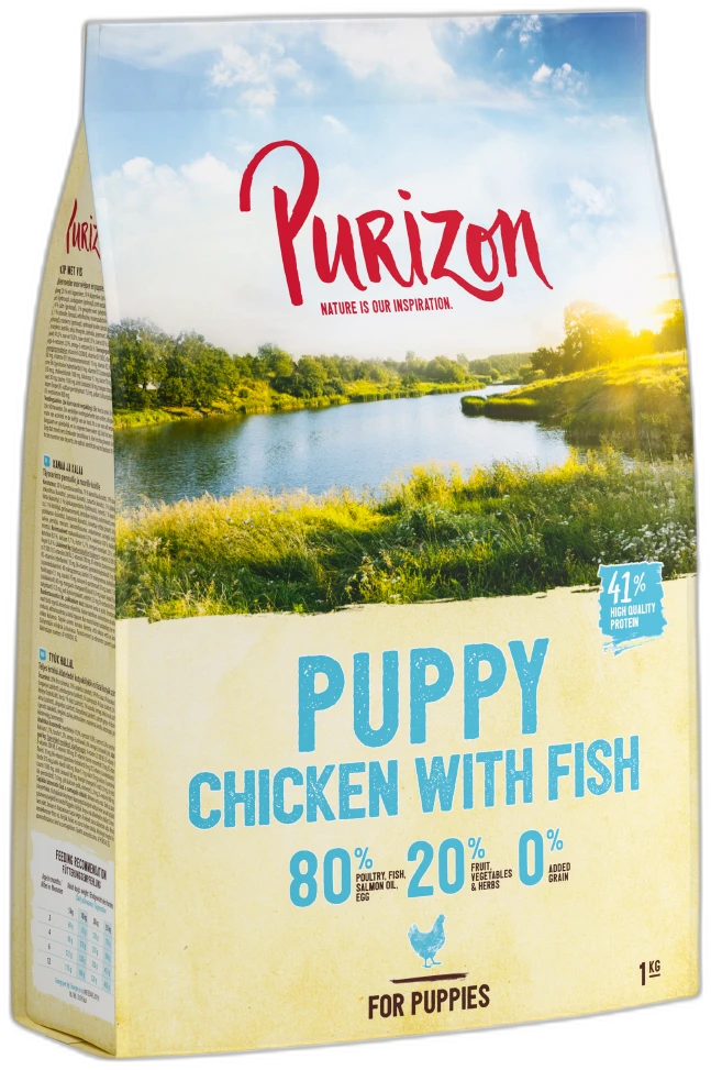 Purizon Puppy Kip met Vis Hondenvoer 100 g