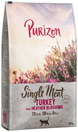 Purizon Single Meat Kalkoen met Heidebloesem Kattenvoer 6,5 kg