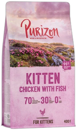Purizon Kitten Kip & Vis  Kattenvoer droogvoer 400 g