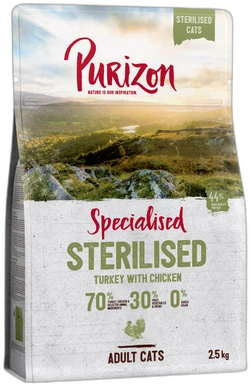 Purizon Sterilised Kalkoen en Kip 2,5 kg