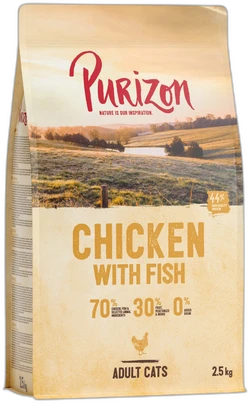 Purizon Adult Kip met Vis 2,5 kg Purizon Adult Kip met Vis 2,5 kg