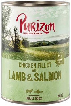 Purizon Lam & Zalm Natvoer 400 g