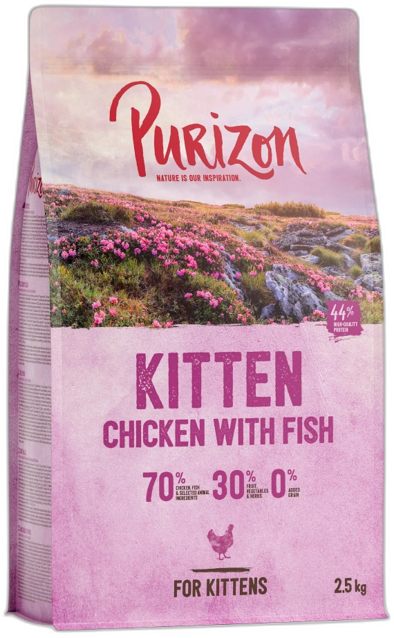 Purizon Kitten Kip & Vis  Kattenvoer droogvoer 400 g