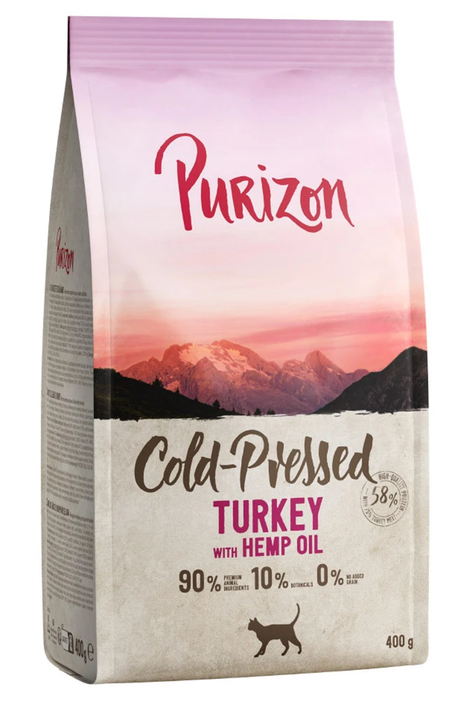 Purizon Coldpressed kalkoen met hennepolie 6,5 kg
