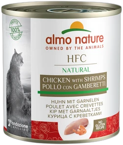 Almo Nature HFC Natural Kip met garnalen 280g