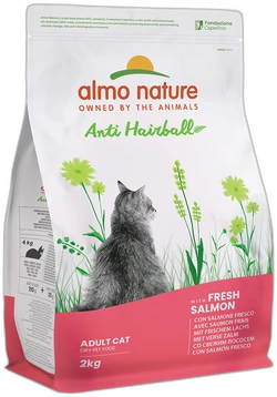 Almo Nature Anti Hairball met Verse Zalm Droogvoer 2 kg