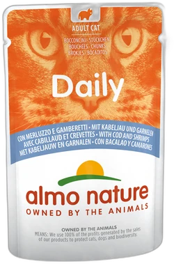 Almo Nature DAILY Kabeljauw en Garnalen 70g