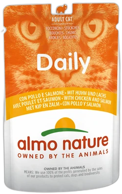 Almo Nature DAILY Kip en Zalm 70g