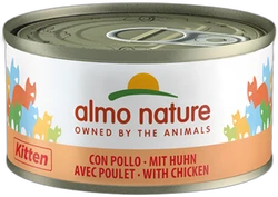 Almo Nature Kitten met Kip Natvoer 70g