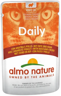 Almo Nature DAILY Eend en Kip 70g