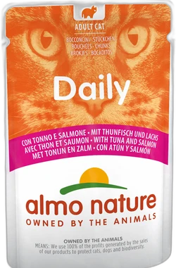 Almo Nature DAILY Tonijn en Zalm 70g