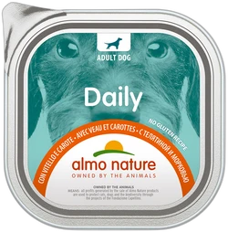 Almo Nature DAILY met Kalf en Wortelen Natvoer 300g