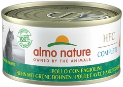 Almo Nature HFC Complete Kip met Groene Bonen Natvoer 70g