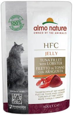 Almo Nature HFC Jelly Tonijnfilet en Kreeft Natvoer 55g