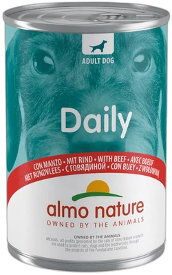 Almo Nature DAILY met Rundvlees Natvoer 400g