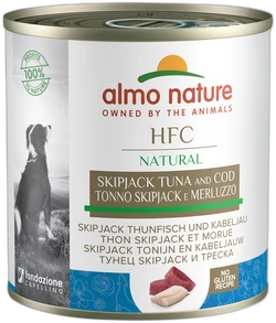 Almo Nature HFC Natural Skipjack Tonijn & Kabeljauw Natvoer 290g