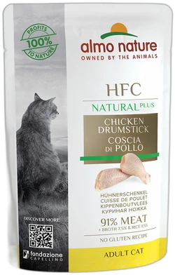 Almo Nature HFC Natural Kippenboutvlees Natvoer 55g