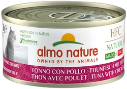 Almo Nature HFC Natural Made in Italy Tonijn met Kip Natvoer 70g