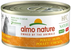 Almo Nature HFC Natural Made in Italy Kip Natvoer 70g Almo Nature HFC Natural Made in Italy Kip Natvoer 70g