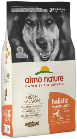 Almo Nature HOLISTIC Maintenance met Verse Zalm Droogvoer 12 kg
