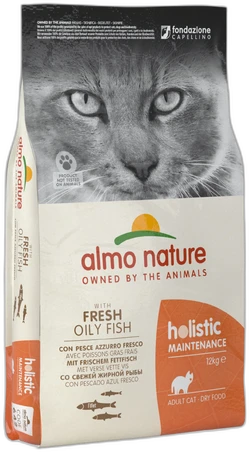 Almo Nature HOLISTIC Maintenance met Verse Vette Vis Droogvoer 12 kg