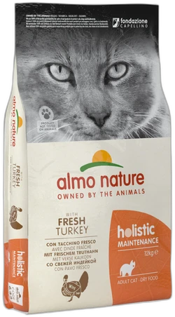 Almo Nature HOLISTIC Maintenance met Verse Kalkoen Droogvoer 12 kg