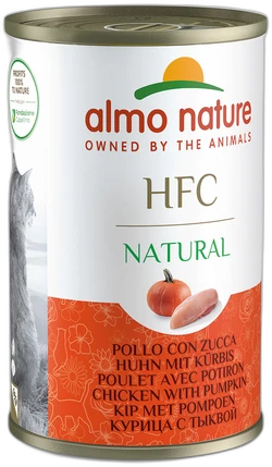 Almo Nature HFC Natural Kip met Pompoen Natvoer 140g