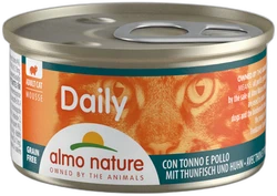 Almo Nature DAILY Mousse met Tonijn en Kip Natvoer 85g