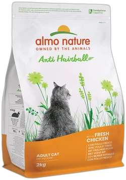 Almo Nature Anti Hairball met Kip Natvoer 2kg