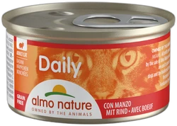 Almo Nature DAILY met Rund Natvoer 85g