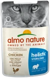 Almo Nature Sterilised met Kip Natvoer 70g