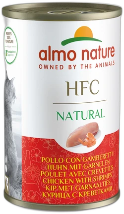 Almo Nature HFC Natural Kip & Garnalen Natvoer 140g