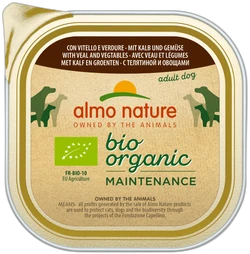 Almo Nature BIO ORGANIC Maintenance met Kalf en Groenten Natvoer 300g