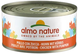Almo Nature Kip met Pompoen Natvoer 70g