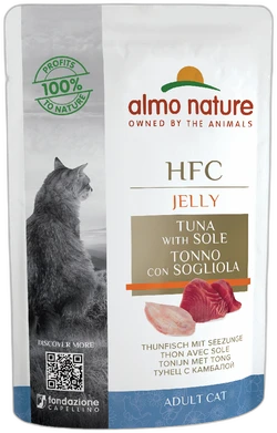 Almo Nature HFC Jelly Tonijn met Tong Natvoer 55g