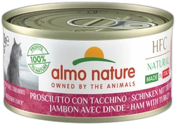 Almo Nature HFC Natural Made in Italy Ham en Kalkoen Natvoer 70g