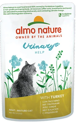 Almo Nature Urinary Help met Kalkoen Natvoer 70g