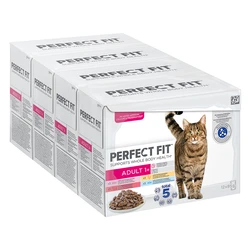 Perfect Fit Natvoer voor Katten - Gemengde Verpakking 24 x 85 g Perfect Fit natvoer voor volwassen katten, gemengd pakket