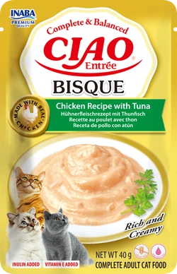 Inaba Ciao Entrée Bisque Kip met Tonijn 40 g