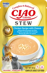 Inaba Ciao Entrée Stew Kip met Kaas 40 g