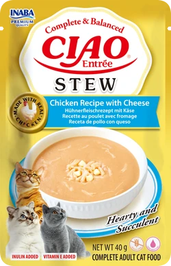 Inaba Ciao Entrée Stew Kip met Kaas 40 g