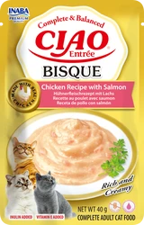 Inaba Ciao Entrée Bisque Kip met Zalm 40 g