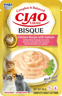 Inaba Ciao Entrée Bisque Kip met Zalm 40 g