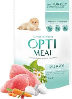 OptiMeal Puppy Kalkoen en Wortel 100 g