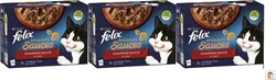 3x Felix - Sensations Countryside Selectie in Saus - Kattenvoer Natvoer - 12x85g