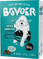 Bravoer Geperst Super Sensitive Zalm & Forel 5 kg